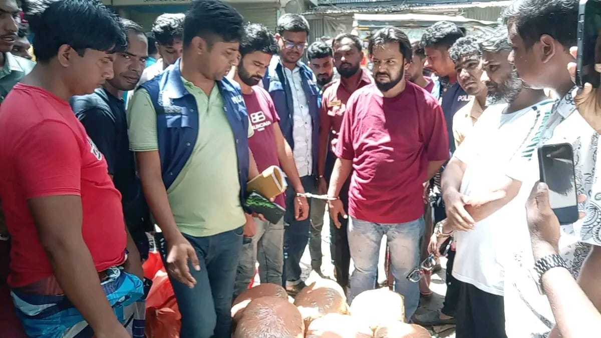 বাঞ্ছারামপুরে ২৫ প্যাকেট গাঁজা জব্দ, প্রাইভেটকারসহ দুইজন আটক